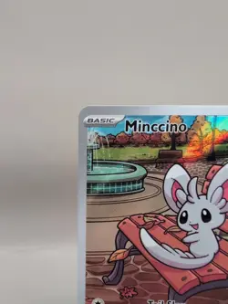 Minccino 152/086 Holo Illustration Rare Pokemon TCG Black Bolt - Image 2