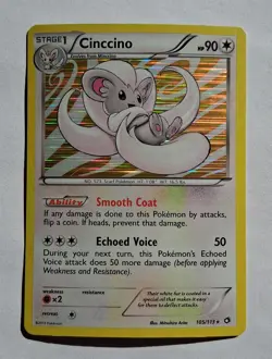 Pokemon - Cinccino - Legendary Treasures 105/113 - Holo Rare - LP - Image 1