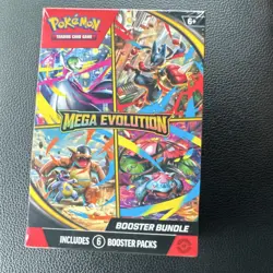 Pokemon Mega Evolution Booster Bundle Box 2025 - 6 Booster Packs - Image 1