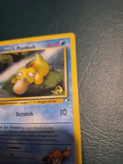 Misty's Psyduck Gym Heroes 54/132 with Top Deck Magazine W Stamp WoTC Pokemon - Image 4