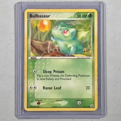 Bulbasaur EX FireRed & LeafGreen Pokemon TCG 54/112 Regular Common MP - Image 1