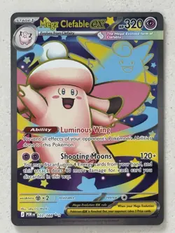 Mega Clefable ex 103/088 Ultra Rare Perfect Order Pokemon Near Mint - Image 1
