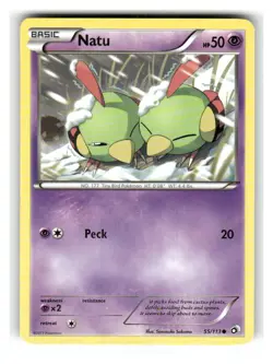 Natu 55/113 Common Legendary Treasures Pokemon Lightly Played - Image 1