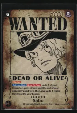 Sabo (120) (Wanted Poster) Carrying On His Will #OP13-120 tcg One_piece - Image 1