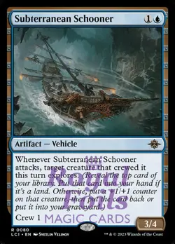 Subterranean Schooner 2x FOIL Lost Caverns of Ixalan MTG LCI Rare MINT blue - Image 1