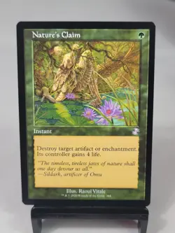 MTG - Time Spiral: Remastered - Nature's Claim - Retro Border - Image 1