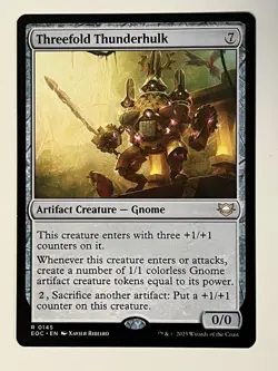 Threefold Thunderhulk the Lost Caverns of Ixalan Non-Foil Regular MTG - Image 1