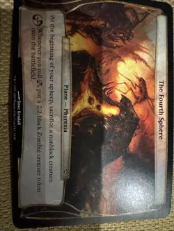 THE FOURTH SPHERE (OVERSIZE) Planechase MTG Magic the Gathering Cards DJMagic - Image 1