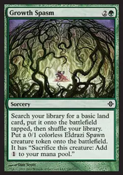 Growth Spasm - Medium Play MTG Rise of the Eldrazi - Image 1