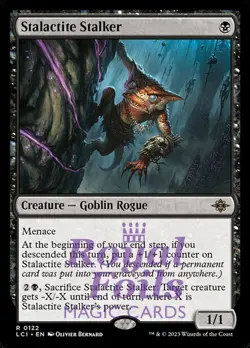 Stalactite Stalker 2x FOIL Lost Caverns of Ixalan MTG LCI Rare MINT black - Image 1