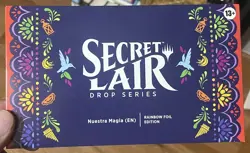 Magic the Gathering MTG Secret Lair Nuestra Magia Rainbow Foil Sealed New NALAC - Image 1