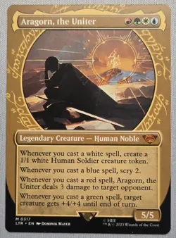 Aragorn, the Uniter (Showcase) - Universes Beyond: The Lord of the Rings - MTG - Image 1