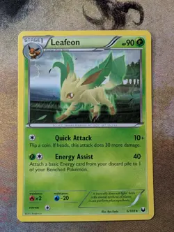 Pokemon Leafeon - Dark Explorers - LP - Image 1