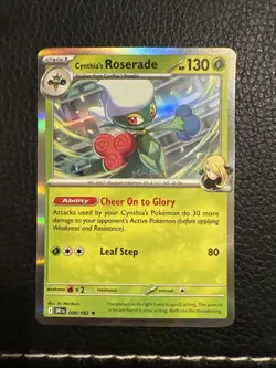 Pokemon TCG: SV10: Destined Rivals - Cynthia's Roserade - (DRI) - 008/182 - Image 1