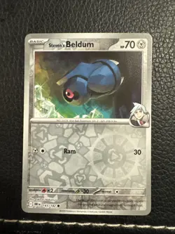 Pokemon TCG: Destined Rivals - Steven's Beldum - 143/182 (Reverse Holo) - Image 1
