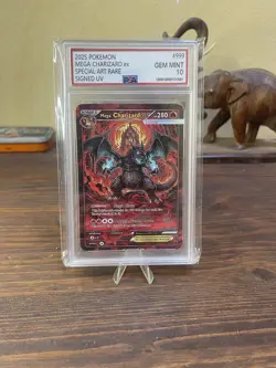 2025 Pokemon Mega Charizard Ex SAR Signed UV Italian Artist 16Of 33 F.C - Image 1