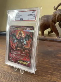 2025 Pokemon Mega Charizard Ex SAR Signed UV Italian Artist 16Of 33 F.C - Image 2
