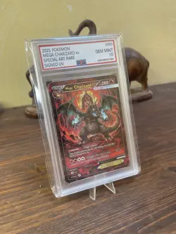 2025 Pokemon Mega Charizard Ex SAR Signed UV Italian Artist 16Of 33 F.C - Image 3