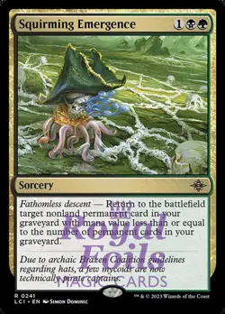 Squirming Emergence 2x FOIL Lost Caverns of Ixalan MTG LCI Rare MINT black green - Image 1
