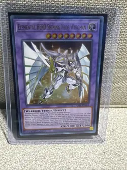 Yugioh Elemental HERO Shining Neos Wingman POTE-EN041 Ultra Rare 1st Ed NM - Image 1