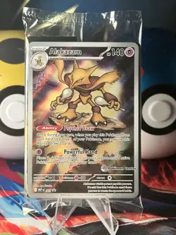 Alakazam 009 Pokemon Center Stamped Black Star Promo Mega Evolution - SEALED - Image 1