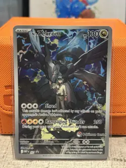 N's Zekrom 031, black star promo, Pokemon Center stamp, Ascended Heroes Card - Image 4