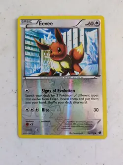 Eevee 90/116 Reverse Holo Plasma Freeze LP Pokemon Card - - Image 1