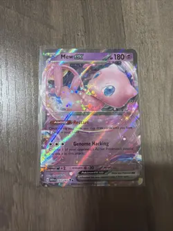 Pokemon TCG Mew EX 151/165 Scarlet & Violet Holo Double Rare Card NM Condition - Image 1