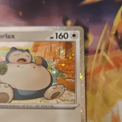Pokemon Snorlax Unit Card 122 SV Promo Holo English Po-Suzuki. Nice Swirl! - Image 4