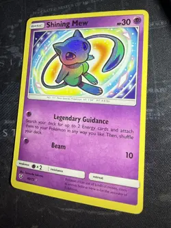 Shining Mew 40/73 Shining Legends Holo Rare Card Mint Pack Fresh Pokemon Card - Image 1