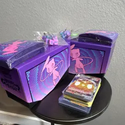 Pokemon Fusion Strike Card Lot w/ Mew Elite Trainer Box, Holo Cards, Dice, and… - Image 1