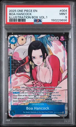 PSA 9 BOA HANCOCK (ST17-004) ILLUSTRATION BOX VOL. 1 PROMO One Piece Card - Image 1