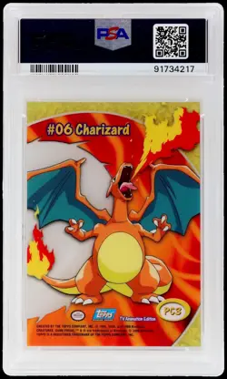 2000 Topps Pokemon Charizard #PC3 PSA 9 Tv Animation Clear Card Mint - Image 2