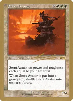 MTG Serra Avatar (nl45/117) World Championship Decks 2000 MP - Image 1