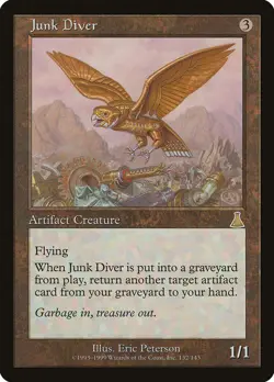 MTG Magic the Gathering Junk Diver (132/143) Urza's Destiny MP - Image 1