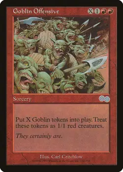 MTG Magic the Gathering Goblin Offensive (192/356) Urza's Saga MP - Image 1