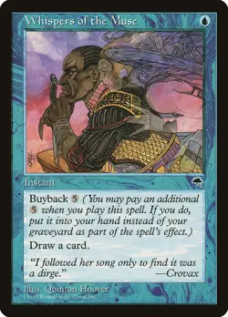 MTG Magic the Gathering Whispers of the Muse (103/350) Tempest MP - Image 1