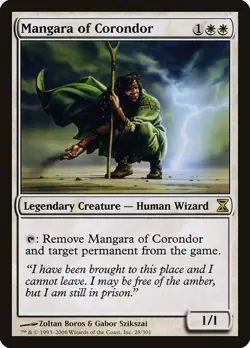 MTG Magic the Gathering Mangara of Corondor (28/301) Time Spiral MP - Image 1