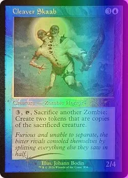 MTG Magic the Gathering Cleaver Skaab (834/3004) Secret Lair Drop Series LP FOIL - Image 1