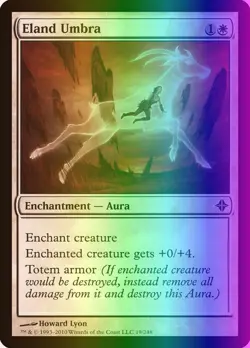 MTG Magic the Gathering Eland Umbra (19/255) Rise of the Eldrazi MP FOIL - Image 1
