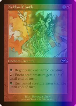 MTG Magic the Gathering Keldon Mantle (65/146) Planeshift MP FOIL - Image 1