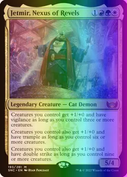 MTG Jetmir, Nexus of Revels (193p/160) Streets of New Capenna Promos LP FOIL - Image 1