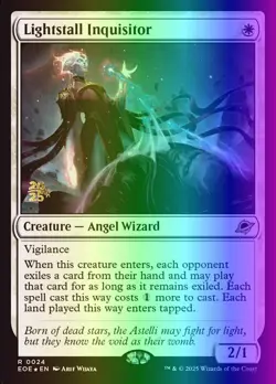 MTG Lightstall Inquisitor (24/160) Edge of Eternities Promos NM FOIL- Prerelease - Image 1
