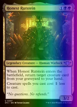 MTG Honest Rutstein (207/469) Outlaws of Thunder Junction NM FOIL - Image 1