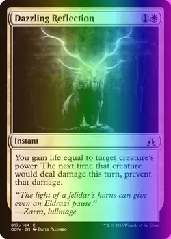 MTG Dazzling Reflection (17/198) Oath of the Gatewatch LP FOIL - Image 1