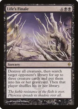MTG Magic the Gathering Life's Finale (65/181) New Phyrexia MP - Image 1