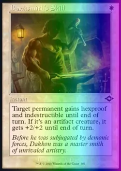 MTG Blacksmith's Skill (381/767) Modern Horizons 2 LP FOIL- Etched Retro - Image 1