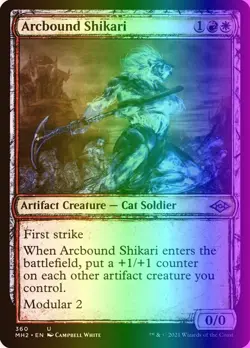MTG Magic the Gathering Arcbound Shikari (360/767) Modern Horizons 2 LP FOIL - Image 1