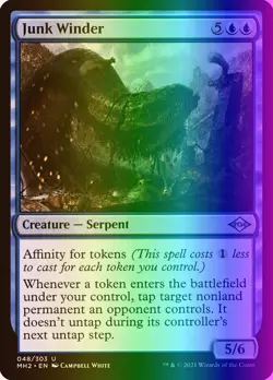 MTG Magic the Gathering Junk Winder (48/767) Modern Horizons 2 LP FOIL - Image 1