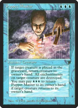 MTG Magic the Gathering Puppet Master (69/310) Legends LP - Image 1